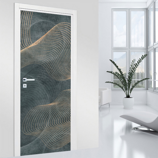 Vinilo Adhesivo para puerta - Motivo elegante
