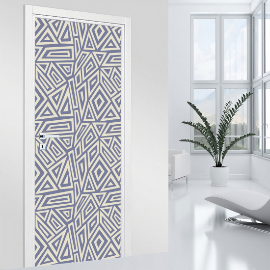 Vinilo Adhesivo para puerta - Motivo geométrico