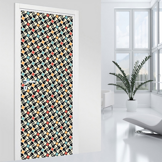 Vinilo Adhesivo para puerta - Motivo geométrico