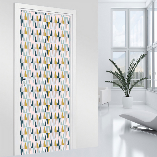 Vinilo Adhesivo para puerta - Motivo geométrico