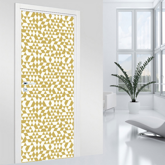 Vinilo Adhesivo para puerta - Motivo geométrico
