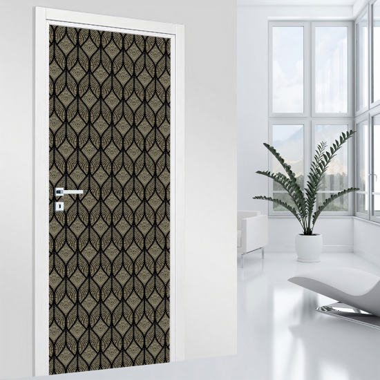 Vinilo Adhesivo para puerta - Motivo geométrico