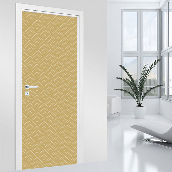 Vinilo Adhesivo para puerta - Motivo geométrico