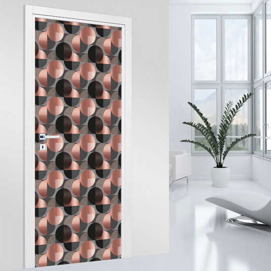 Vinilo Adhesivo para puerta - Motivo geométrico