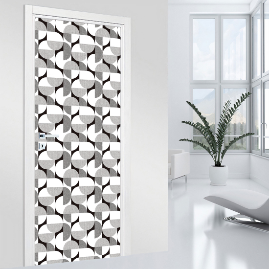 Vinilo Adhesivo para puerta - Motivo geométrico