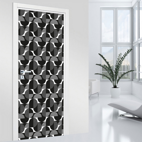 Vinilo Adhesivo para puerta - Motivo geométrico