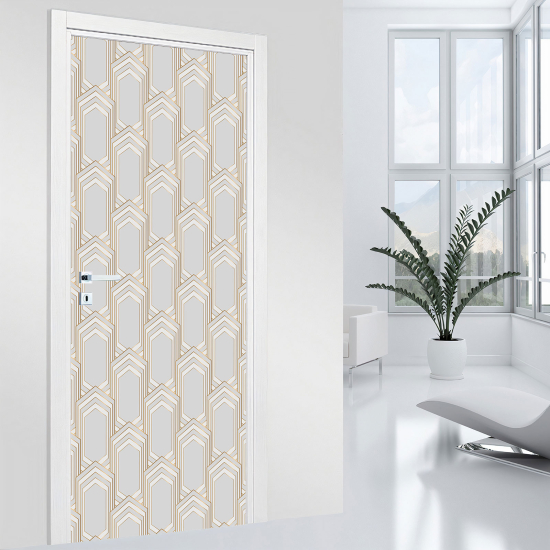 Vinilo Adhesivo para puerta - Motivo geométrico