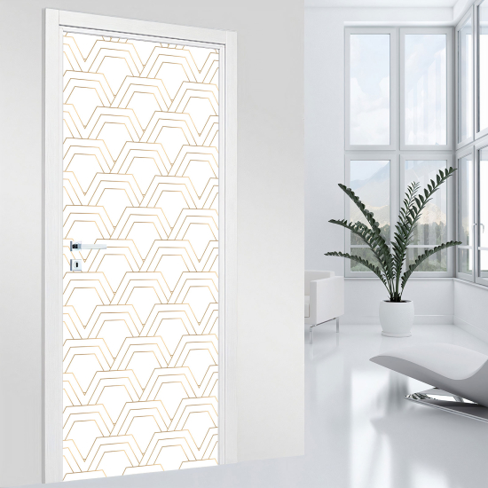 Vinilo Adhesivo para puerta - Motivo geométrico