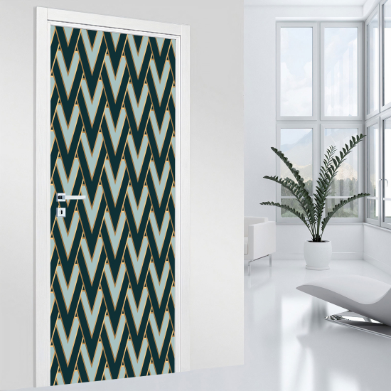 Vinilo Adhesivo para puerta - Motivo geométrico
