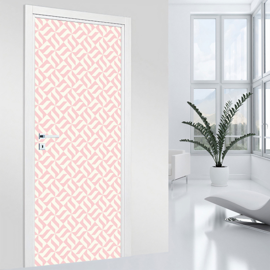Vinilo Adhesivo para puerta - Motivo geométrico