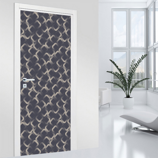 Vinilo Adhesivo para puerta - Motivo geométrico