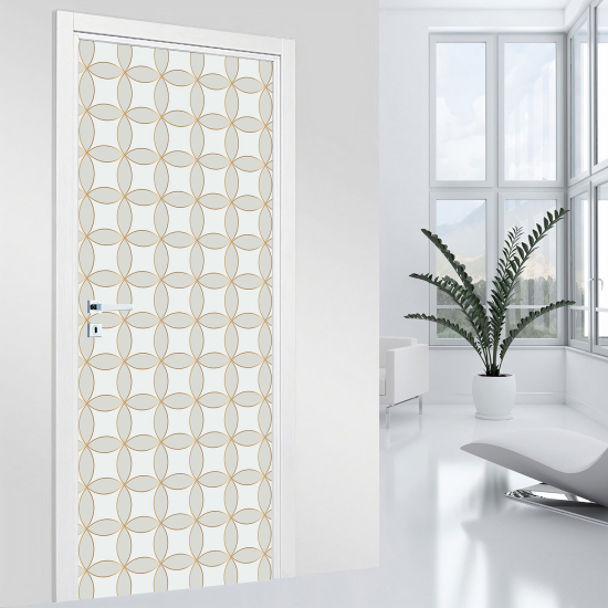 Vinilo Adhesivo para puerta - Motivo geométrico