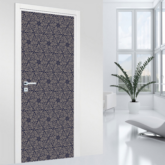 Vinilo Adhesivo para puerta - Motivo geométrico