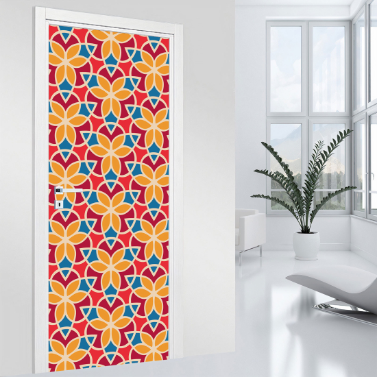 Vinilo Adhesivo para puerta - Motivo geométrico