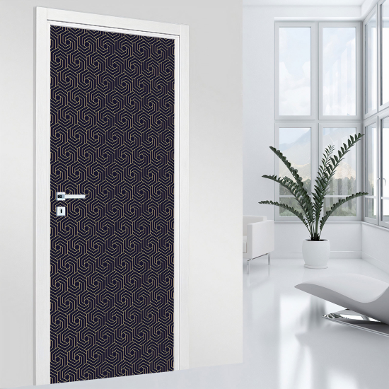 Vinilo Adhesivo para puerta - Motivo geométrico