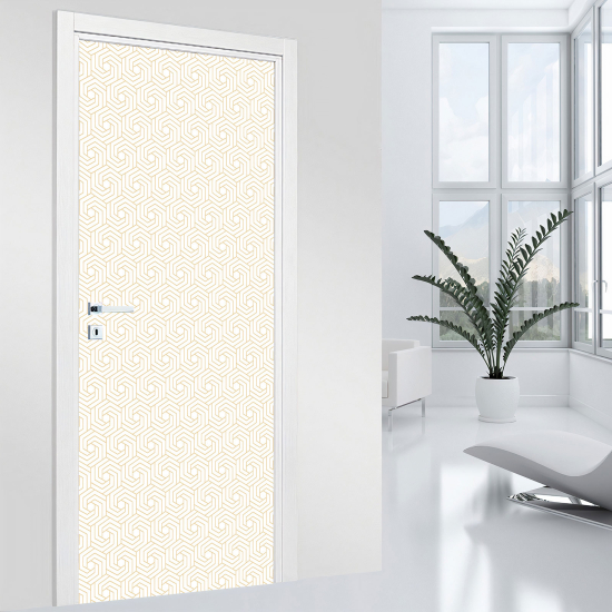 Vinilo Adhesivo para puerta - Motivo geométrico