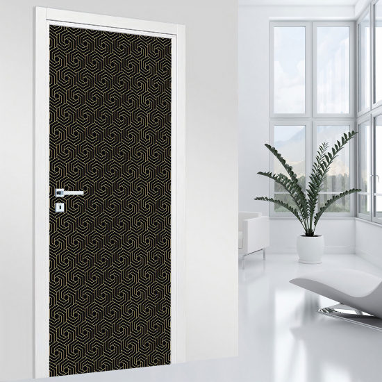 Vinilo Adhesivo para puerta - Motivo geométrico