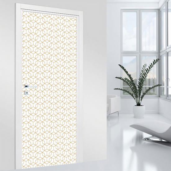 Vinilo Adhesivo para puerta - Motivo geométrico
