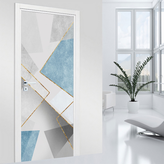 Vinilo Adhesivo para puerta - Motivo geométrico