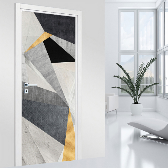 Vinilo Adhesivo para puerta - Motivo geométrico
