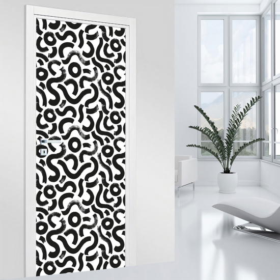 Vinilo Adhesivo para puerta - Motivo gráfico