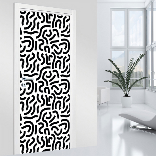 Vinilo Adhesivo para puerta - Motivo Gráfico