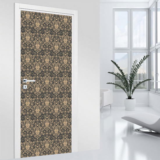 Vinilo Adhesivo para puerta - Motivo oriental
