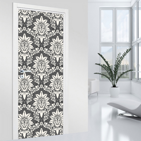 Vinilo Adhesivo para puerta - Motivo oriental