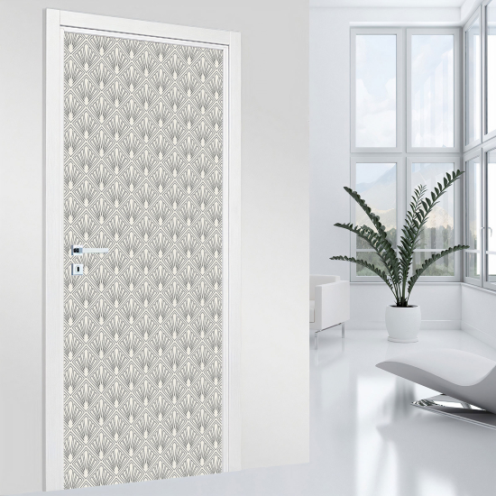 Vinilo Adhesivo para puerta - Motivo oriental