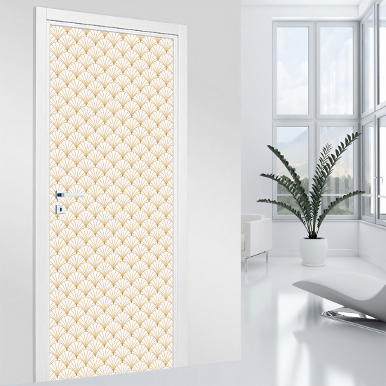 Vinilo Adhesivo para puerta - Motivo Oriental