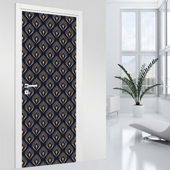 Vinilo Adhesivo para puerta - Motivo oriental