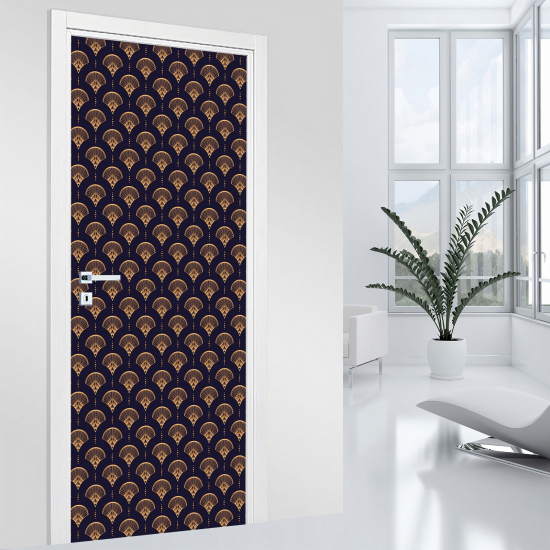Vinilo Adhesivo para puerta - Motivo oriental