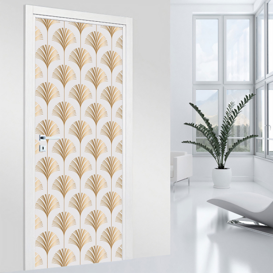 Vinilo Adhesivo para puerta - Motivo oriental