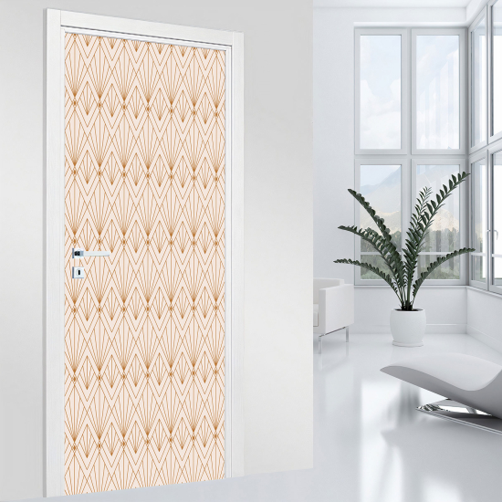 Vinilo Adhesivo para puerta - Motivo oriental