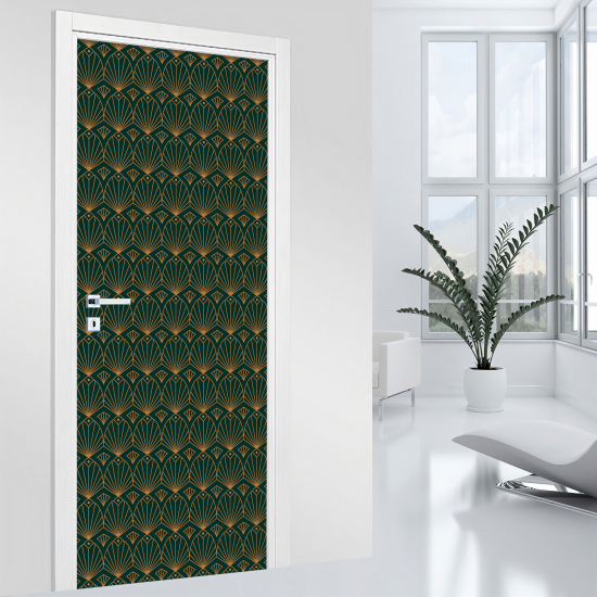 Vinilo Adhesivo para puerta - Motivo oriental