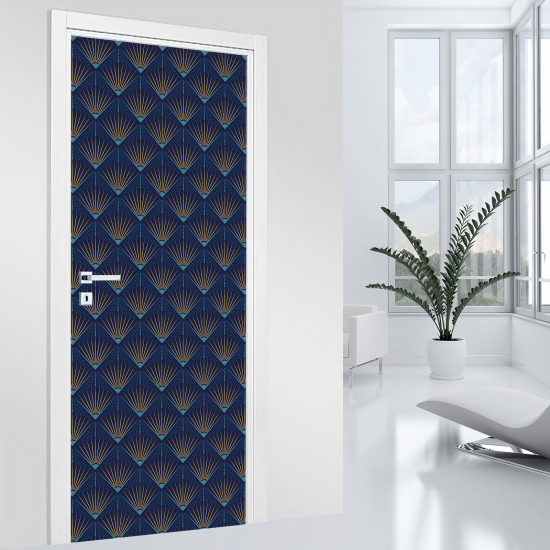Vinilo Adhesivo para puerta - Motivo Oriental