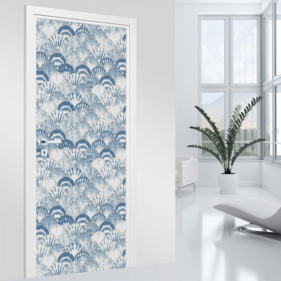 Vinilo Adhesivo para puerta - Motivo Oriental