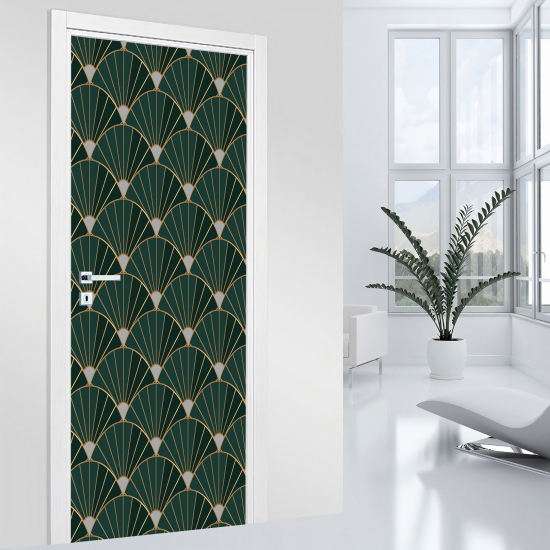 Vinilo Adhesivo para puerta - Motivo Oriental