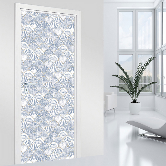 Vinilo Adhesivo para puerta - Motivo Oriental