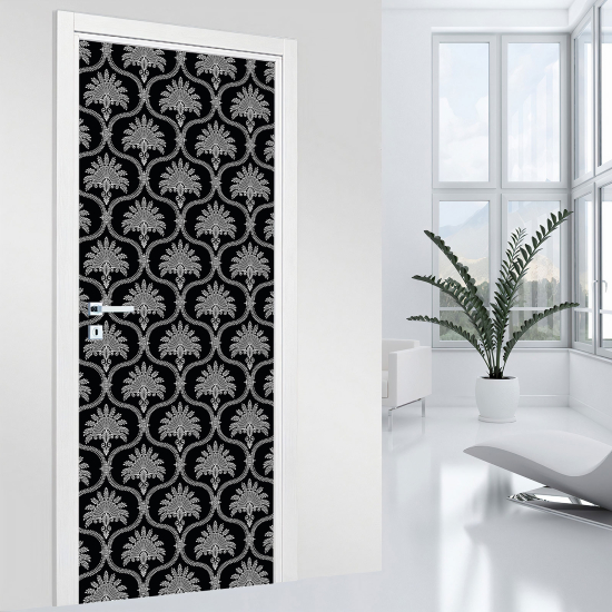 Vinilo Adhesivo para puerta - Motivo oriental