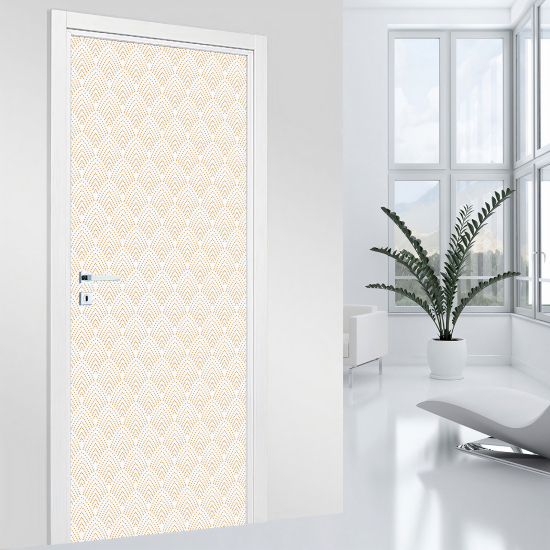 Vinilo Adhesivo para puerta - Motivo oriental