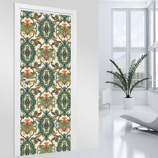 Vinilo Adhesivo para puerta - Motivo oriental