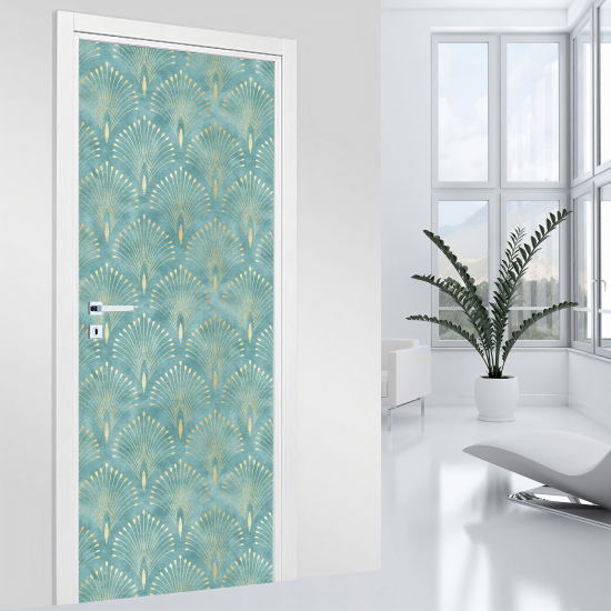 Vinilo Adhesivo para puerta - Motivo Oriental