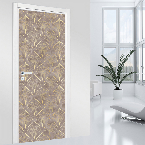 Vinilo Adhesivo para puerta - Motivo Oriental