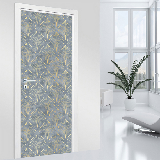 Vinilo Adhesivo para puerta - Motivo Oriental