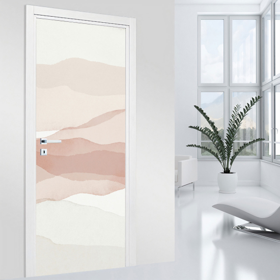 Vinilo Adhesivo para puerta - Paisaje boho
