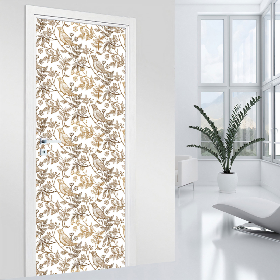 Vinilo Adhesivo para puerta - Pájaros