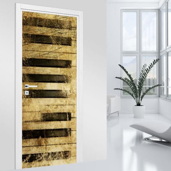 Vinilo Adhesivo para puerta - Piano