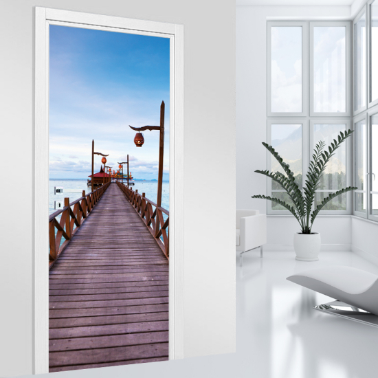 Vinilo Adhesivo para puerta - Pontón