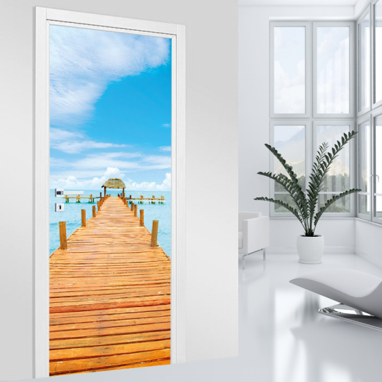 Vinilo Adhesivo para puerta - Pontón